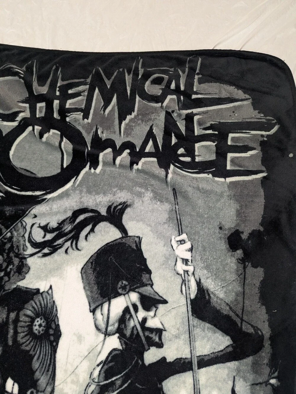 My Chemical Romance MCR Welcome To The Black Parade Plush Throw Blanket Emo Punk